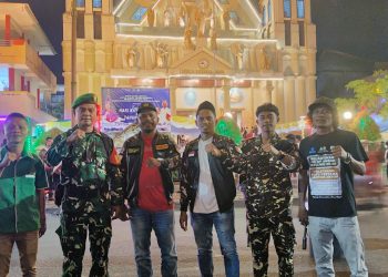 Banser NU dan GP Ansor  Jaga Ibadah Natal di 3 Gereja di Ambon